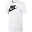 Nike Mens Futura Icon T-Shirt - White/Black - thumbnail image 1