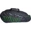 Prince Textreme 9 Racket Bag - Black/Green - thumbnail image 1