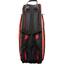 Prince Tour Future 6 Racket Bag - Black/Red - thumbnail image 5