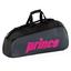 Prince Tour 3 Racket Bag - Black/Pink - thumbnail image 1