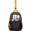 Prince Chrome Backpack - Black/Orange - thumbnail image 2