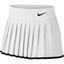 Nike Girls Victory Tennis Skirt - White/Black - thumbnail image 1