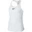 Nike Girls Slam Tank - White - thumbnail image 1
