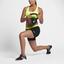 Nike Womens Pro Training Shorts - Black/Volt - thumbnail image 4