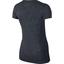 Nike Womens Dri-FIT Knit Top - Dark Grey/Black - thumbnail image 2