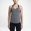 Nike Womens Elastika Elevate Training Tank Top - Black/Heather - thumbnail image 1
