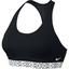 Nike Pro Fierce Starglass Print Bra - Black - thumbnail image 1