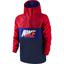 Nike Mens Half-Zip Jacket - University Red/Deep Royal Blue - thumbnail image 1