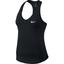 Nike Womens Pure Tank Top - Black/White - thumbnail image 1