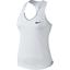 Nike Womens Pure Tank Top - White/Black - thumbnail image 1