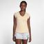 Nike Womens Pure Cap Sleeve 'V' Top - Guava Ice/White - thumbnail image 3