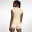 Nike Womens Pure Cap Sleeve 'V' Top - Guava Ice/White - thumbnail image 4