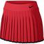 Nike Womens Victory Tennis Skort - Action Red/Black - thumbnail image 1