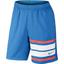 Nike Mens Court Graphic 9 Inch Tennis Shorts - Light Photo Blue - thumbnail image 1