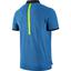 Nike Mens Advantage Premier RF Polo - Light Photo Blue/Volt - thumbnail image 2