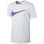 Nike Mens Swoosh Streak Mens Tee - White - thumbnail image 1