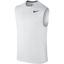 Nike Mens Dry Training Tank Top - White - thumbnail image 1