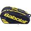Babolat Pure Aero 12 Racket Bag - Yellow/Black - thumbnail image 2