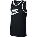Nike Mens Sportswear Ace Logo Tank Top - Black/White  - thumbnail image 1