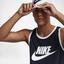 Nike Mens Sportswear Ace Logo Tank Top - Obsidian/White - thumbnail image 4