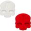 Prince by Hydrogen Skull Dampeners (Pack of 2) - Red/White - thumbnail image 1