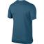 Nike Mens Court Challenger Crew Top - Neo Turquoise/Green Abyss - thumbnail image 2