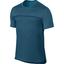 Nike Mens Court Challenger Crew Top - Neo Turquoise/Green Abyss - thumbnail image 1