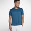 Nike Mens Court Challenger Crew Top - Neo Turquoise/Green Abyss - thumbnail image 4