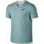 Nike Mens Dry RF Top - Cannon/Electric Green - thumbnail image 1