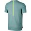 Nike Mens Dry RF Top - Cannon/Electric Green - thumbnail image 2
