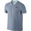 Nike Mens Dry RF Top - Blue Grey/Bright Mango - thumbnail image 1