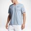 Nike Mens Dry RF Top - Blue Grey/Bright Mango - thumbnail image 3