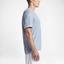Nike Mens Dry RF Top - Blue Grey/Bright Mango - thumbnail image 4
