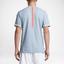 Nike Mens Dry RF Top - Blue Grey/Bright Mango - thumbnail image 6