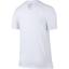 Nike Mens Rafa Pop Short Sleeve Tee - White/Volt - thumbnail image 2