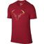 Nike Mens Rafa Pop Short Sleeve Tee - University Red - thumbnail image 1
