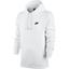 Nike Mens Sportswear Hoodie - White/Black - thumbnail image 1