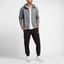 Nike Mens Sportswear Full-Zip Hoodie - Dark Grey Heather - thumbnail image 6