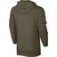 Nike Mens Sportswear Full-Zip Hoodie - Medium Olive - thumbnail image 2