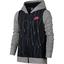 Nike Girls Sportswear Hoodie - Black/Grey - thumbnail image 1