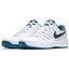 Nike Kids Air Vapor Advantage Carpet Shoes - White/Blue - thumbnail image 4