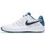 Nike Kids Air Vapor Advantage Carpet Shoes - White/Blue - thumbnail image 2