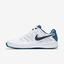 Nike Mens Air Vapor Advantage Carpet Tennis Shoes - White/Blue