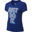 Nike Girls "Just Do It" Tee - Deep Royal Blue - thumbnail image 1