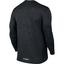 Nike Mens Element Running Top - Black/Heather - thumbnail image 2