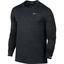 Nike Mens Element Running Top - Black/Heather - thumbnail image 1