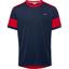 Head Mens Volley T-Shirt - Dark Blue/Red - thumbnail image 1