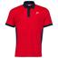 Head Mens Slice Polo Shirt - Red/Dark Blue - thumbnail image 1
