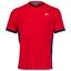 Head Mens Slice Tee - Red/Dark Blue - thumbnail image 1