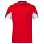 HEAD Mens Club Tech Polo Shirt - Red - thumbnail image 1